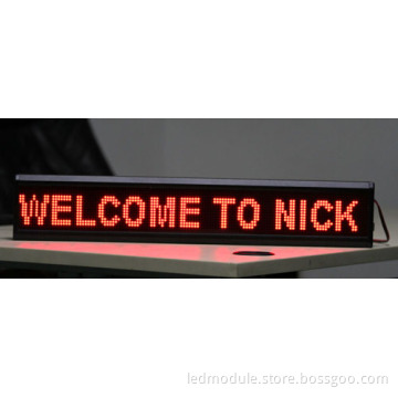 LED Panel Moving Message Sign /LED Message Display P7.62